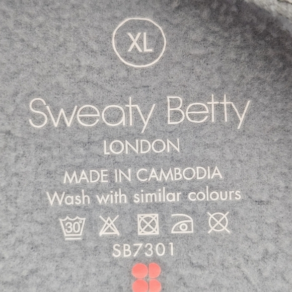 Sweaty Betty Galvanise Running Hoodie Fleece + Wool, Mirage Green, Sz XL - Picture 10 of 10